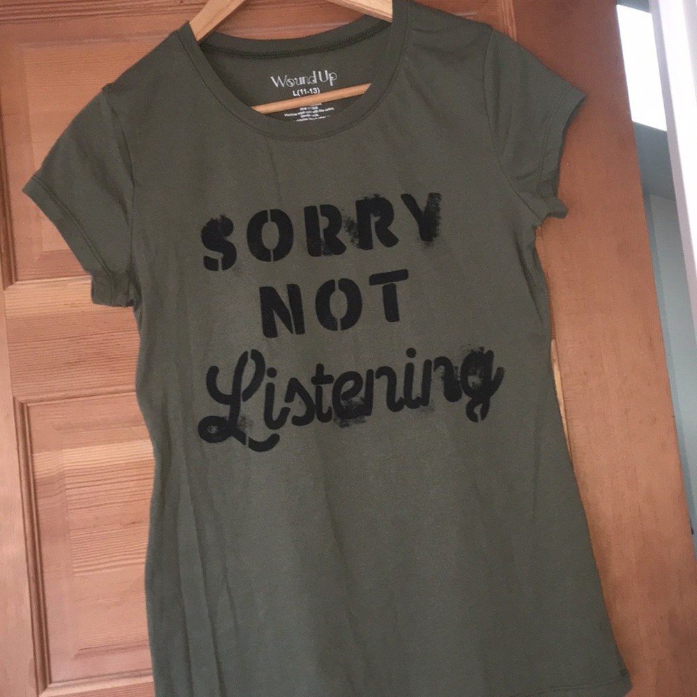 Green shirt